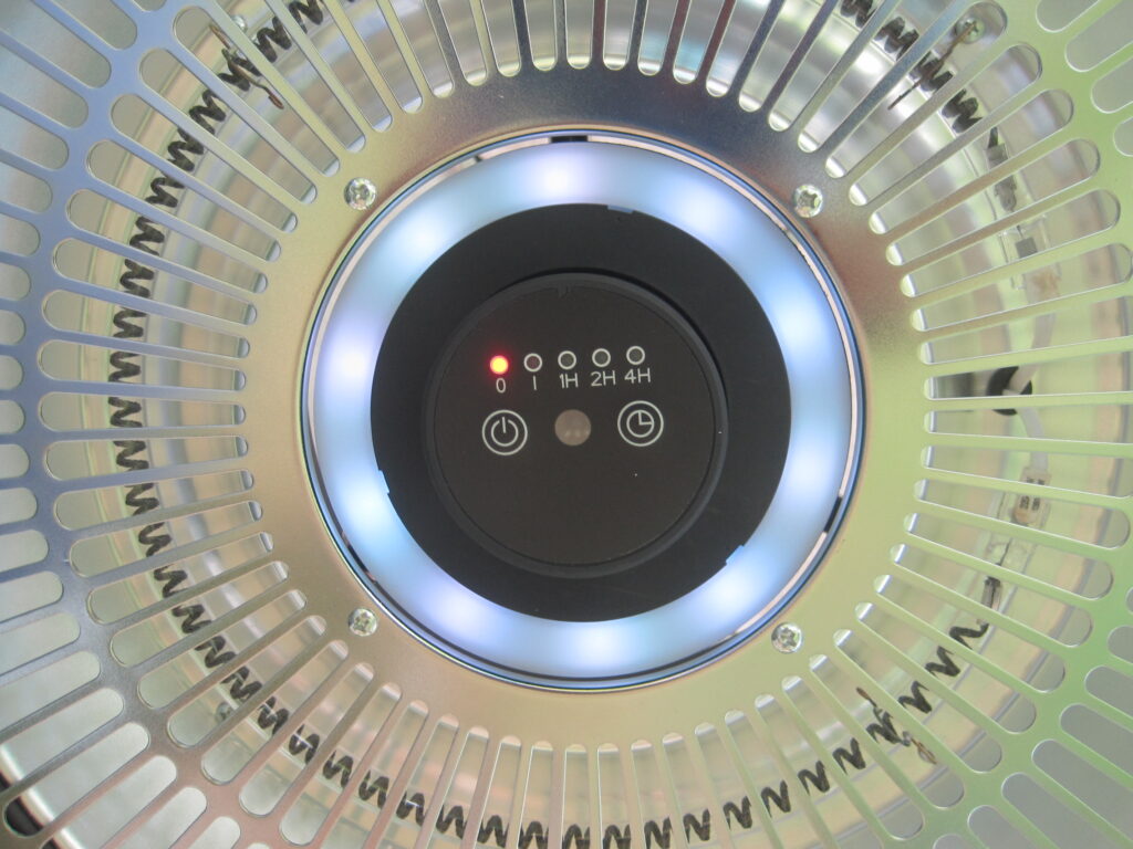 1.5kW Hanging Infra-red Heater with LED Atmosphere light and Remote Control - Image 3