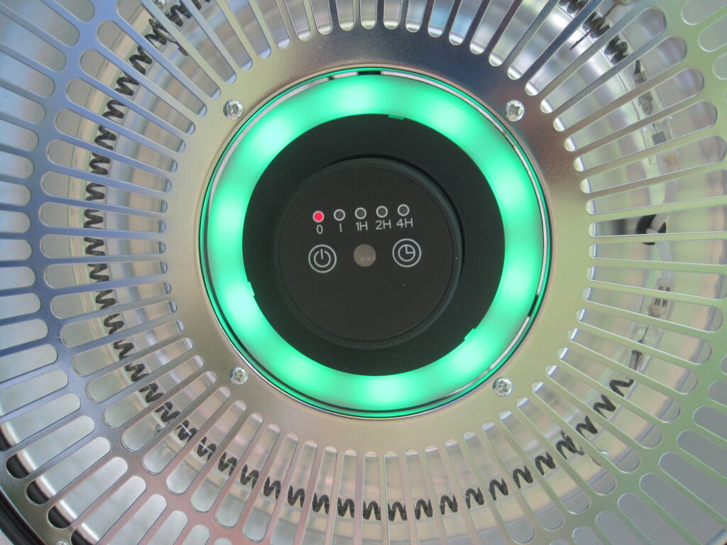 1.5kW Hanging Infra-red Heater with LED Atmosphere light and Remote Control - Image 4