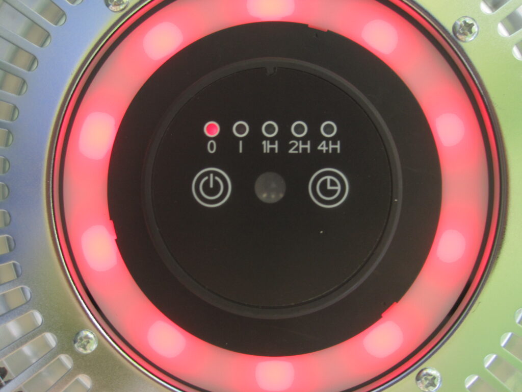 1.5kW Hanging Infra-red Heater with LED Atmosphere light and Remote Control - Image 6