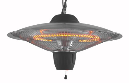 1.5kW Hanging Carbon Fibre Infra-red Pendant Heater