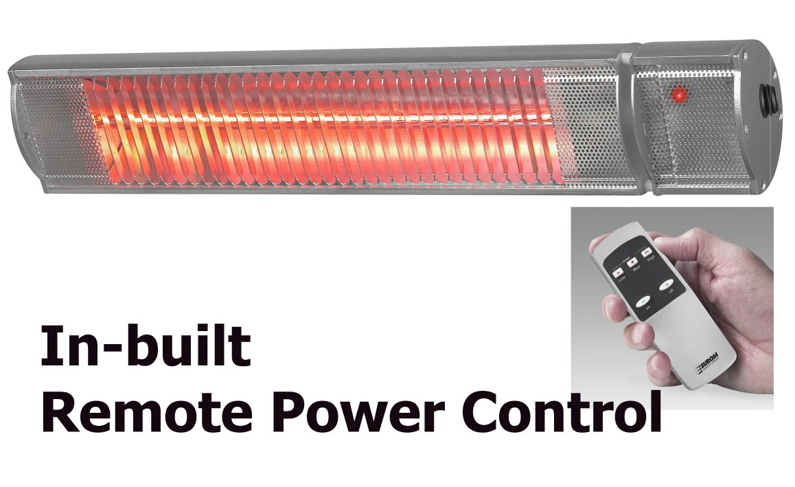2200W Infra-red heater with Remote Power Control