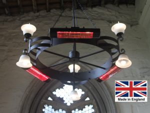 Chandelier Heater 6kW 'Gaddesby' Design - Directional