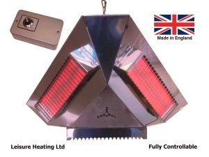 3000W Infra-red Pendant Heater with Variable Controller