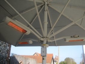 Commercial Infra-red Parasol Heaters